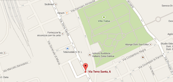 Mappa Studio Legale Gambino - Serraino